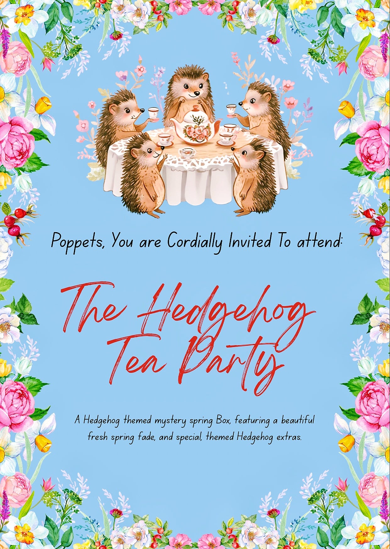 The Hedgehog Tea Party - Pre-Order
