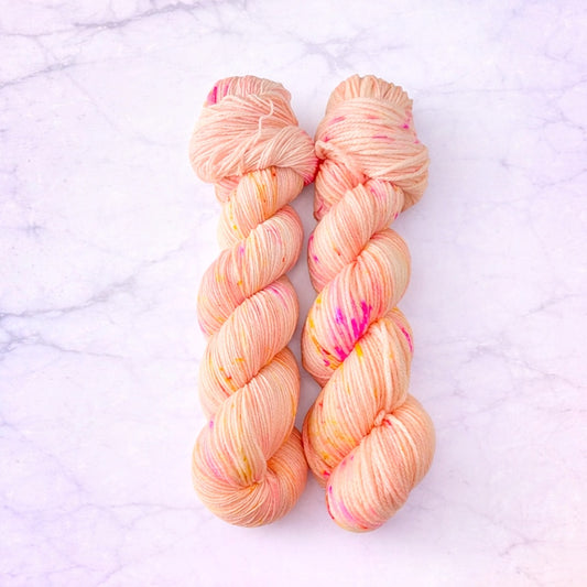 Strawberry & Peach Tea Cake