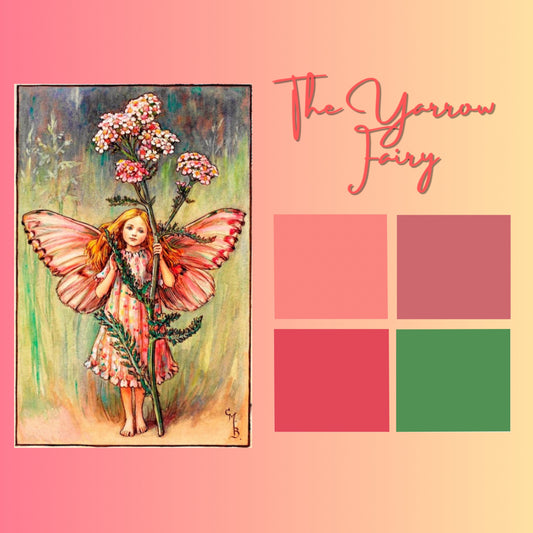 Fairies of the Wayside - June - The Yarrow Fairy