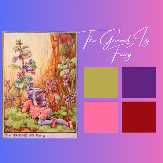 Fairies of the Wayside - May - The Ground Ivy Fairy