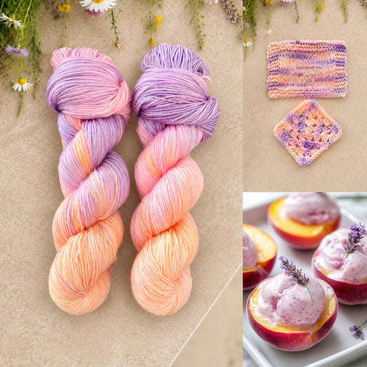 Colour of the month - July - Lavender Honey Peach Cups - Pre-Order